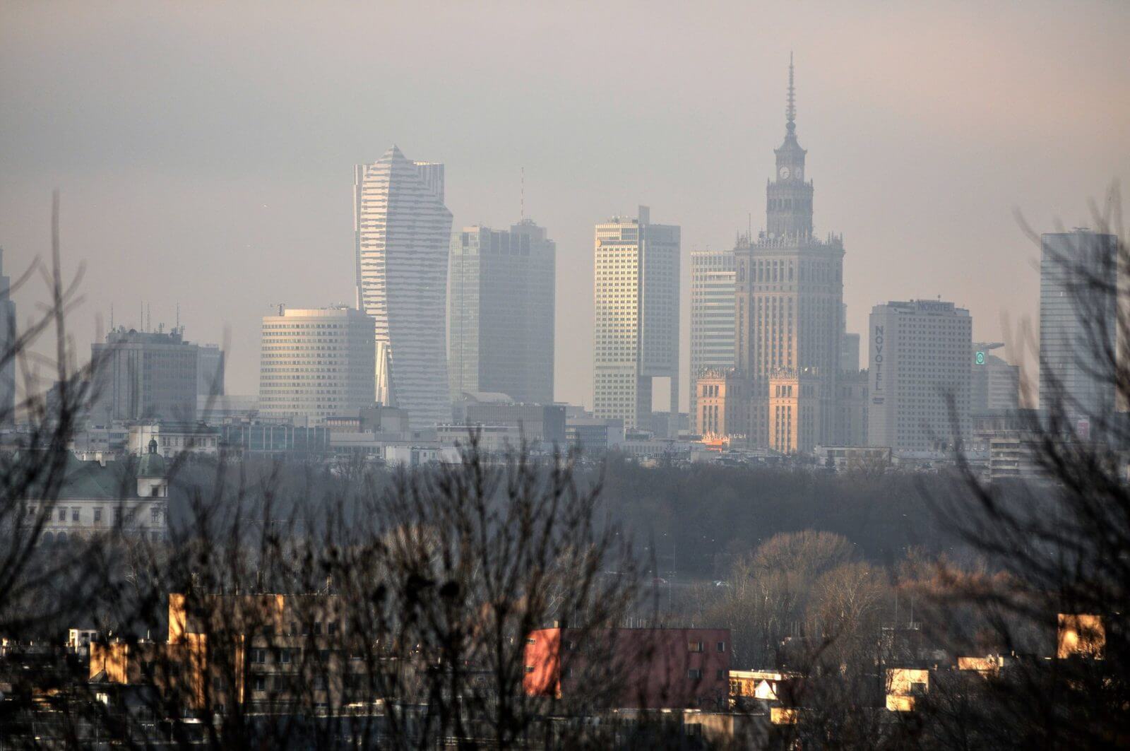Warszawa smog. Fot. Greenpeace Polska.