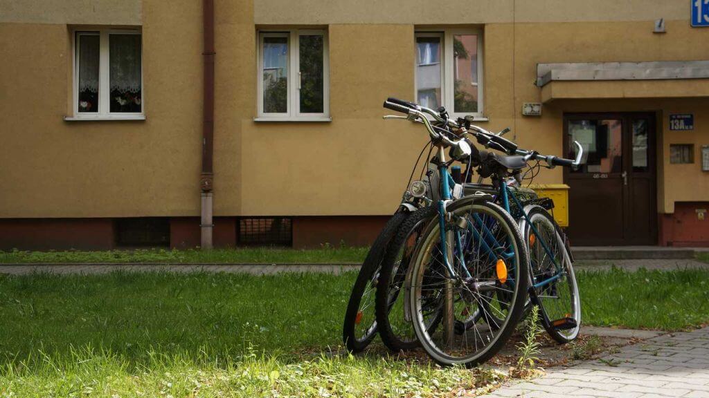 Stojaki na rowery. Kraków.