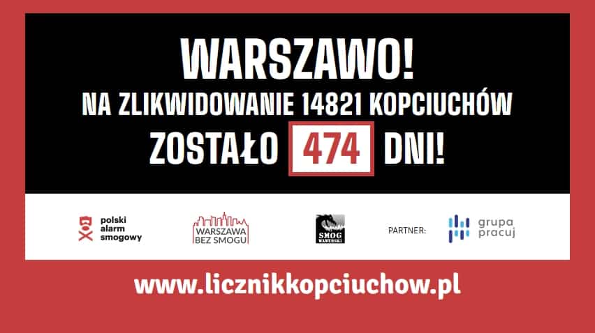 licznik kopciuchów warszawa