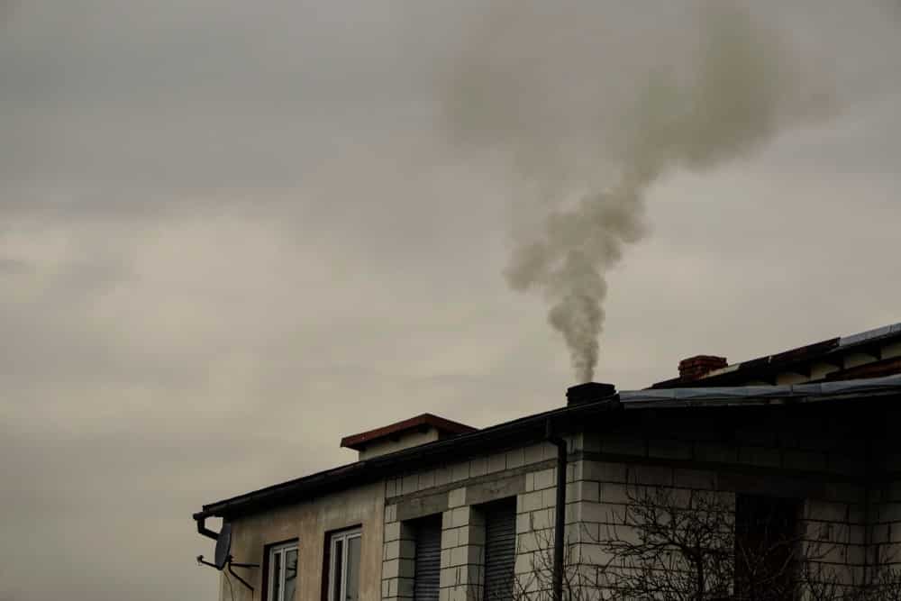 dym z komina