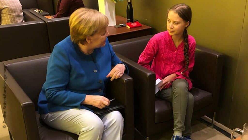 Angela Merkel Greta Thunberg