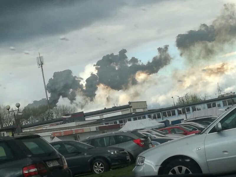 Płock. Smog. Fot. Smogowa Mapa Polski