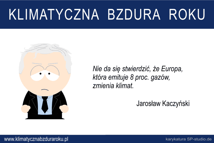 Jarosław Kaczyński Klimatyczna bzdura roku 2021