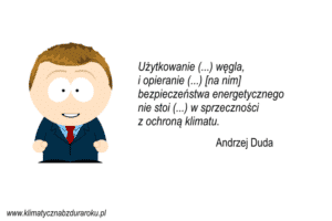 klimatyczna bzdura roku andrzej duda