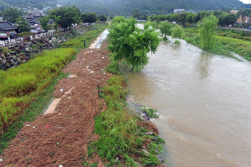 korea południowa powódź