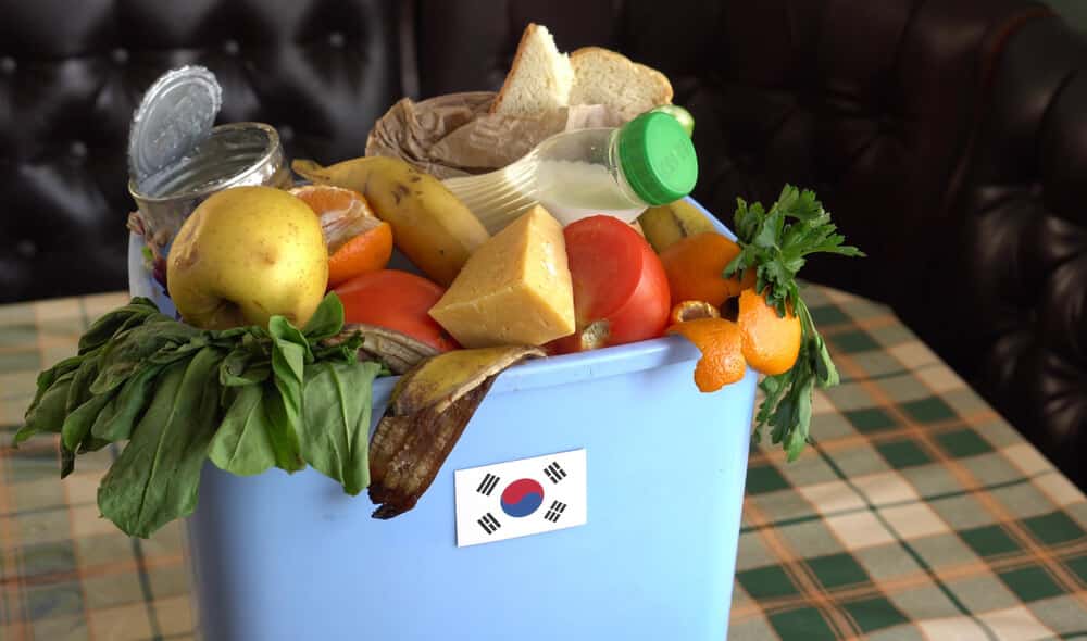 korea resztki z żywności recykling