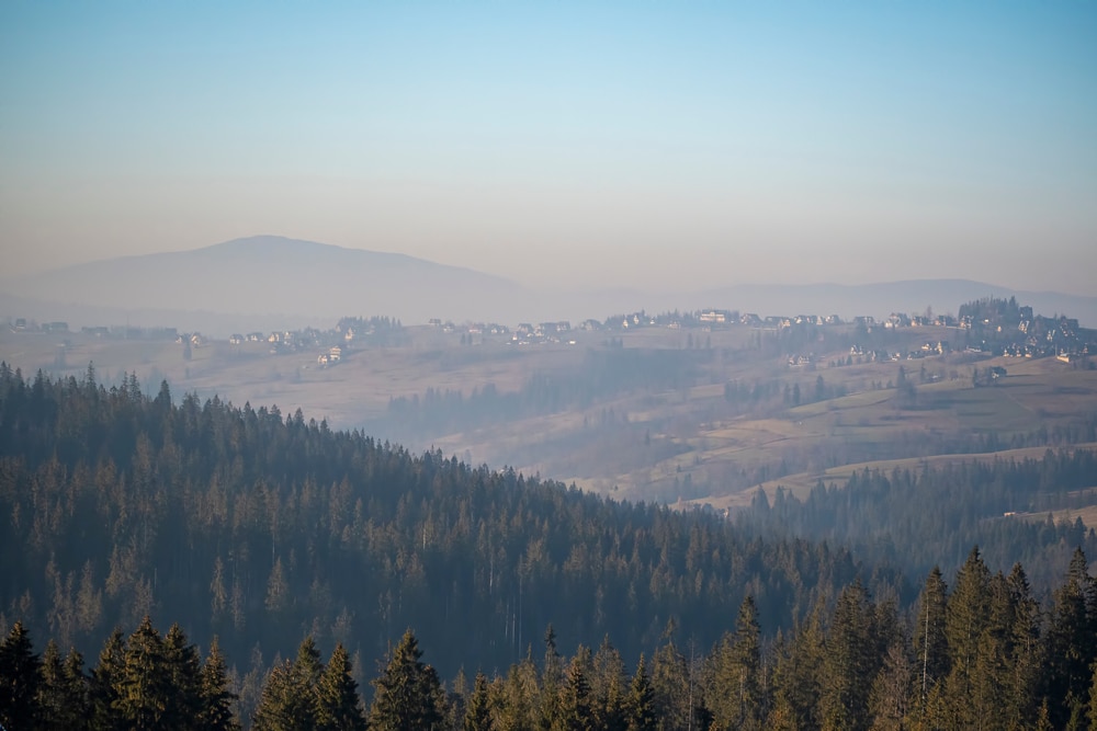 Smog w górach