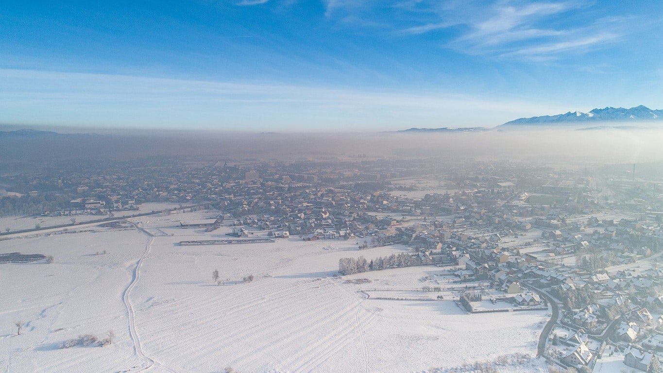 smog nad nowym targiem