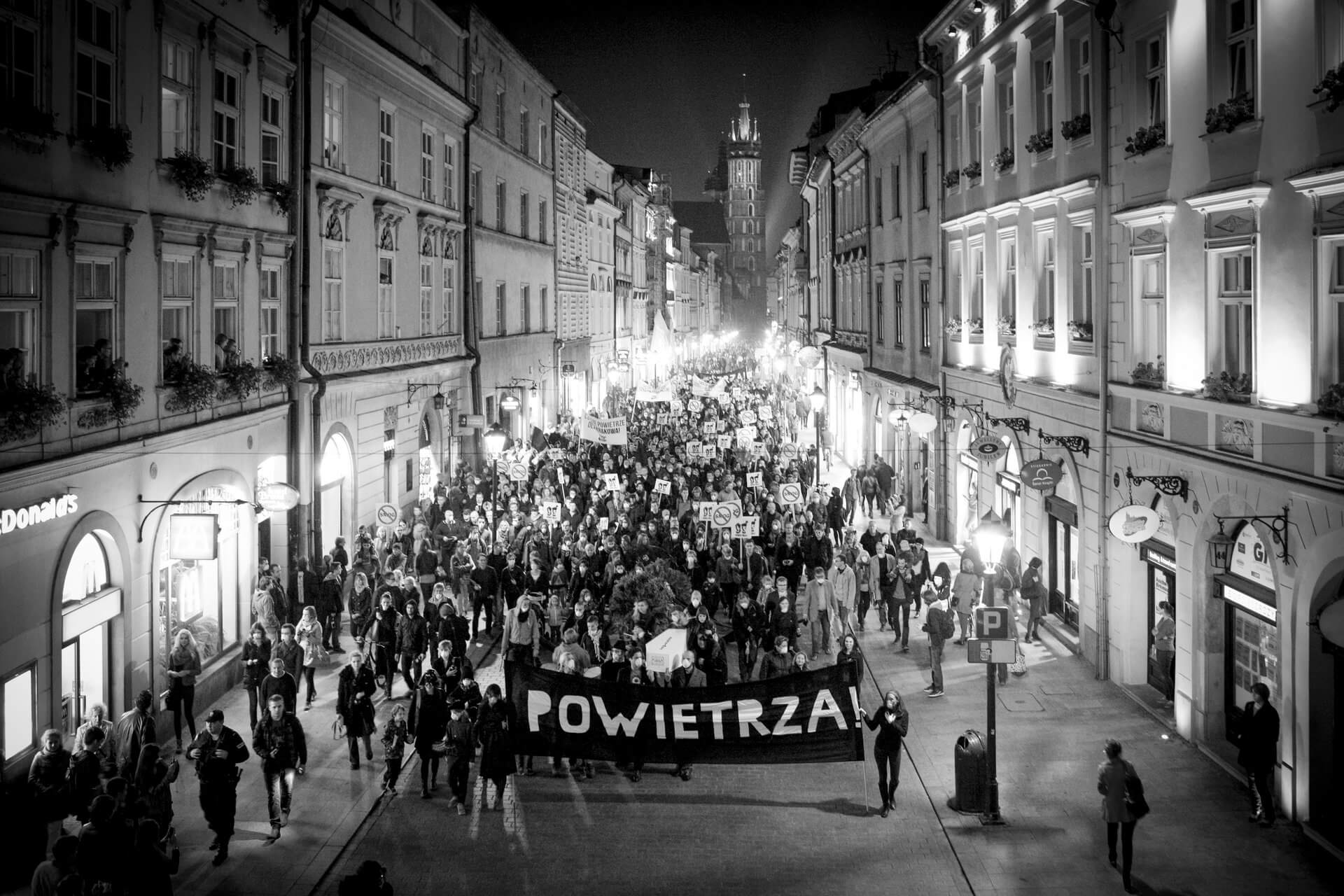 Marsz dla Czystego Powietrza. Kraków. Fot. Kamil A. Krajewski
