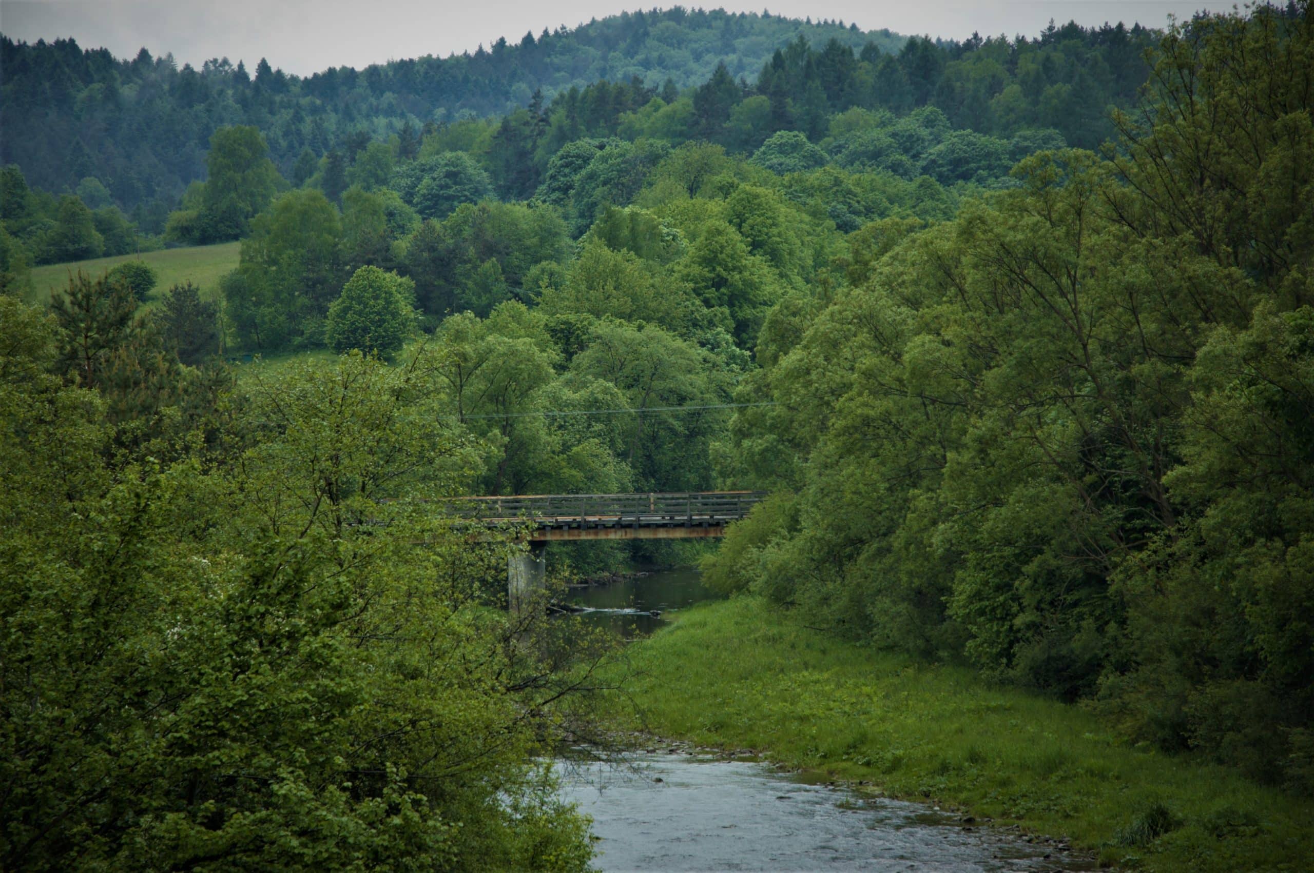 most na rzece beskid niski