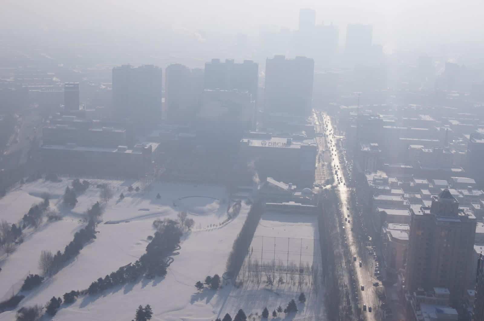 Harbin. Smog. Fot. Fredrik Rubensson|