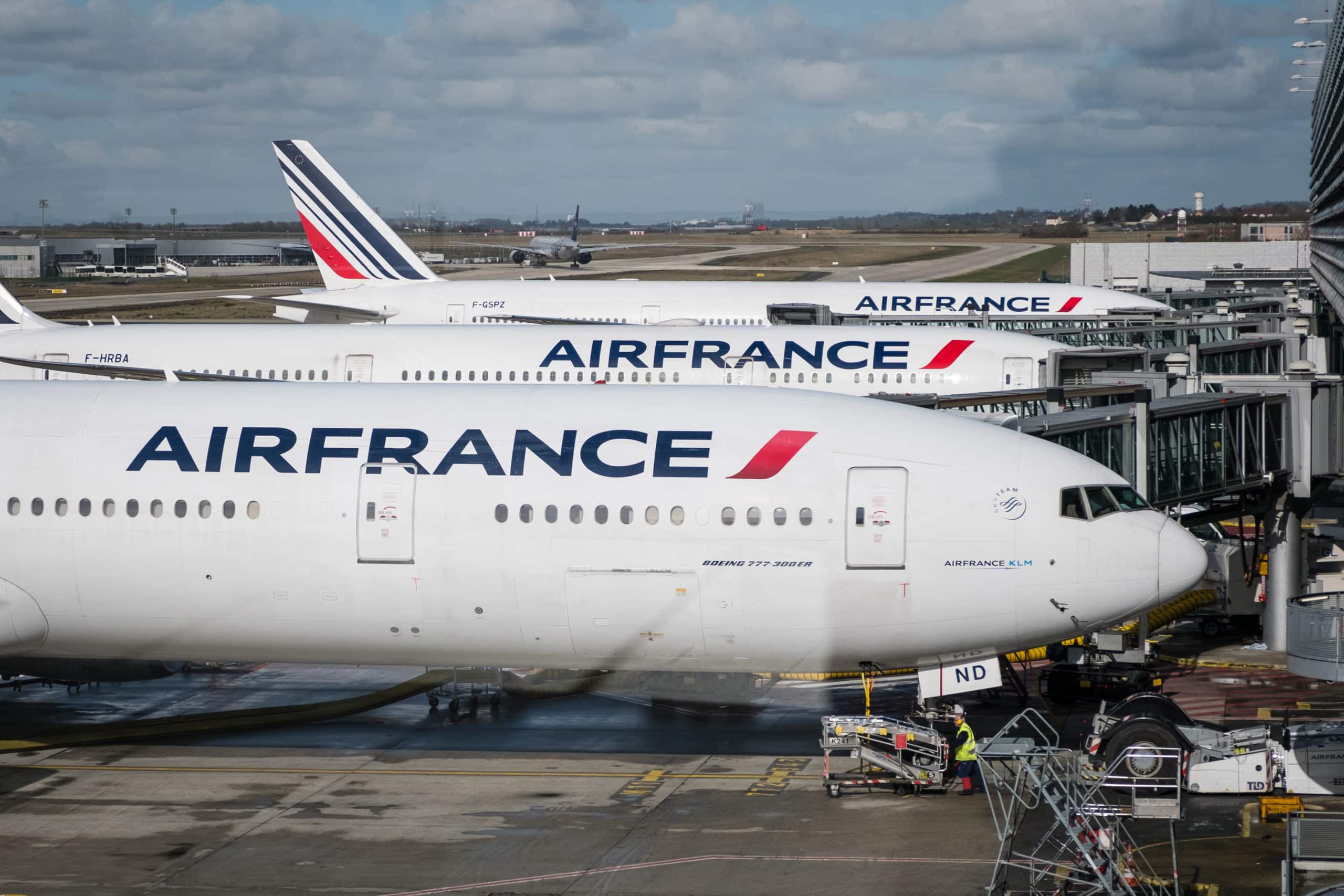 Air France Zakaz Lotów pociąg