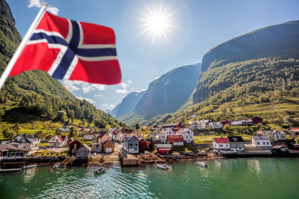 flaga norwegii|Flaga Norwegii ropa|Wyniki Norwegia wybory|Wybory Norwegia sondaż