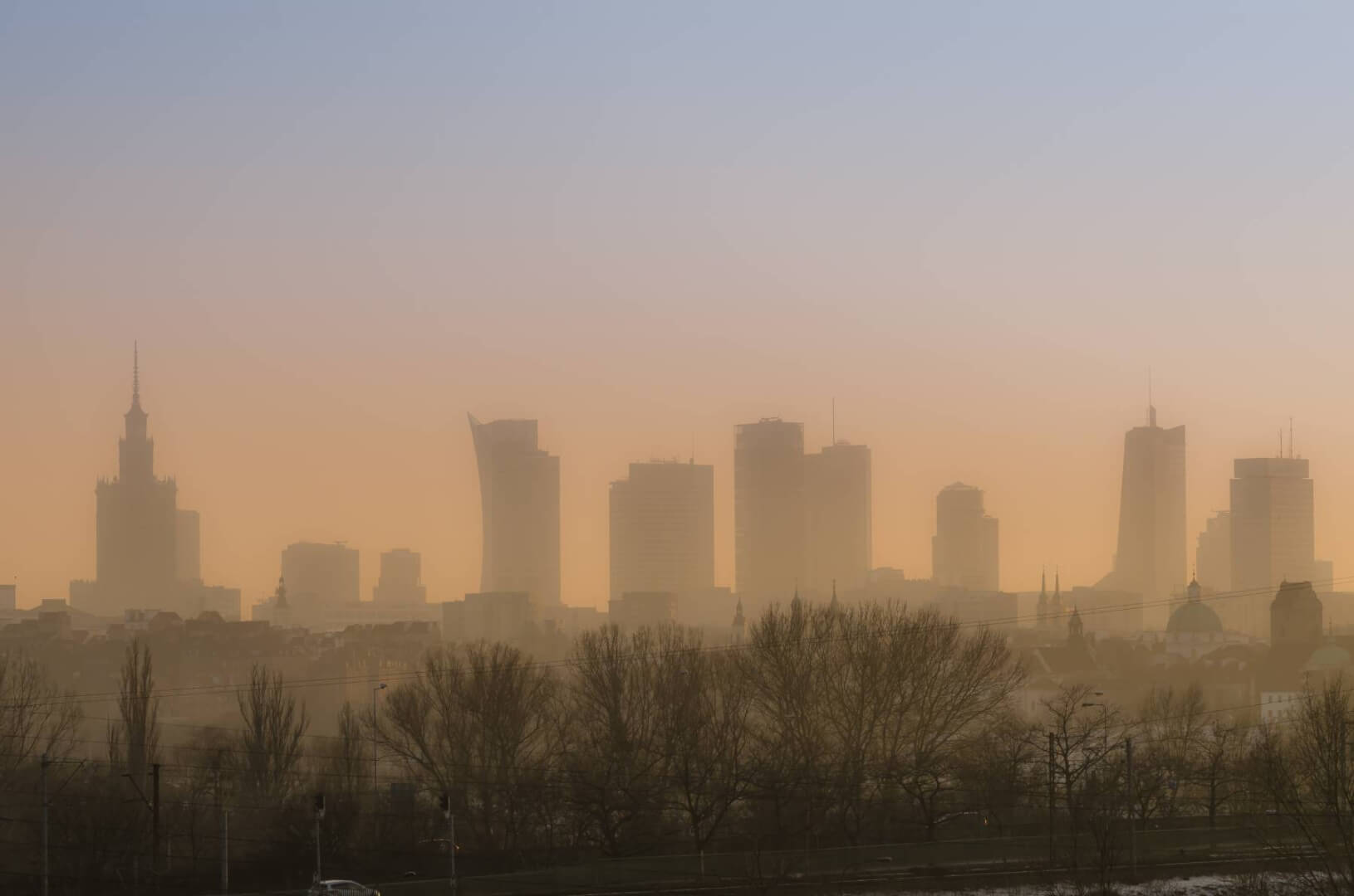 warszawa smog raport nik zanieczyszczenie powietrza europa|