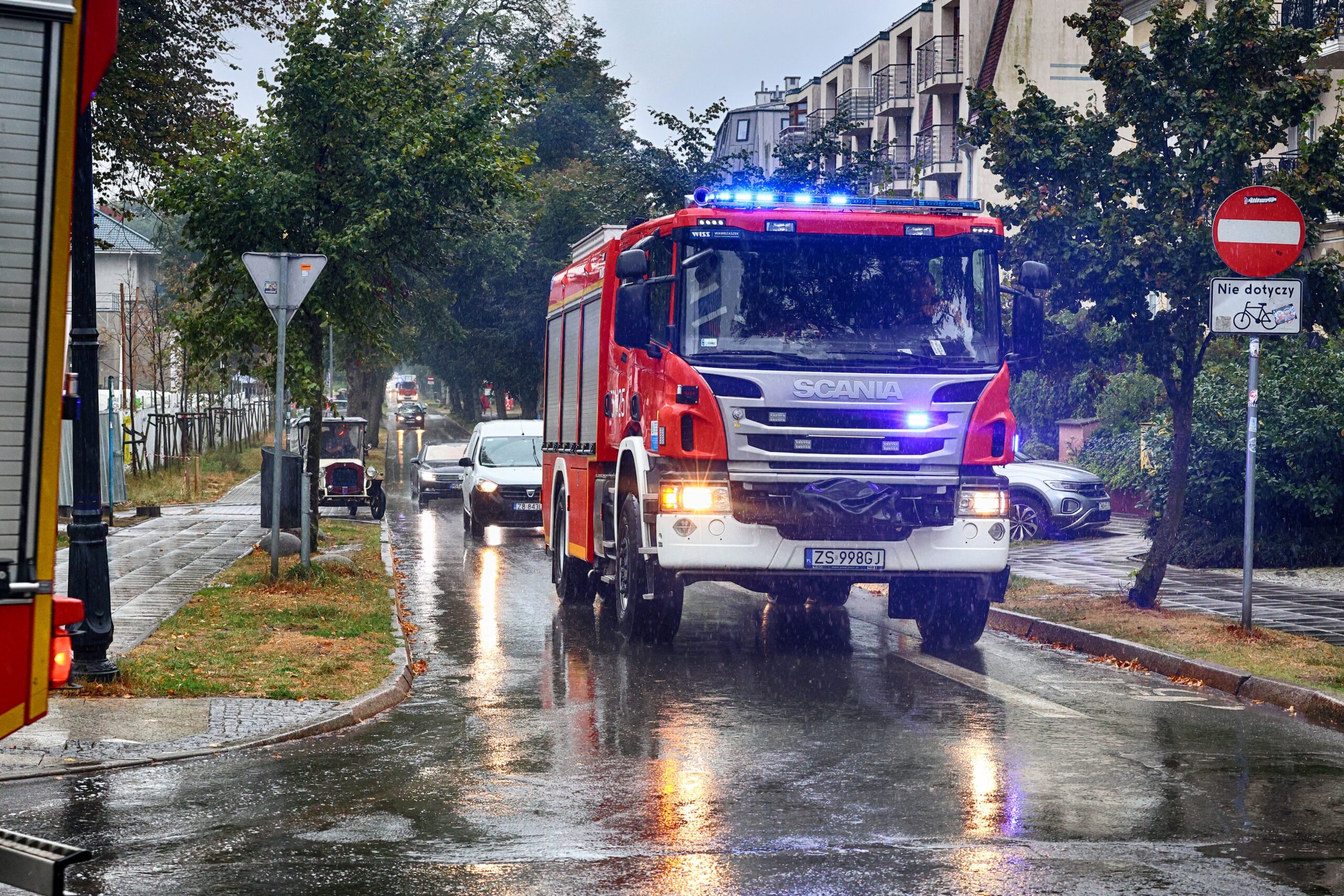 Straż pożarna zmiana klimatu powodzie